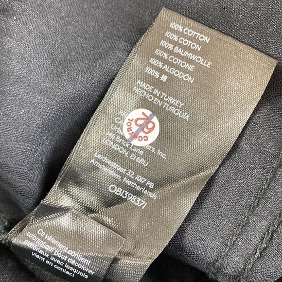 Free People We The Free Obsidian Distressed Tapered Baggy Boyfriend Jeans - Picture 16 of 17